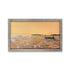 Golden hour sunset over calm inshore coastal waters with warm reflections painting by RJ Boyle