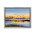 Everglades sunset with birds flying over marshland and coastal grasses painting by RJ Boyle