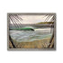 Full moon rising over calm coastal bay waters moonlit seascape painting by RJ Boyle