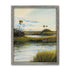 Grassy corner in Florida Everglades wetlands backcountry landscape painting by RJ Boyle